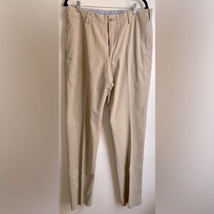 NWT Franks Apparal Classic Khaki Pants Cotton Flat Front F2-FVT Texas USA 35